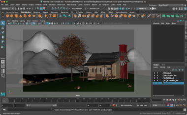 Autodesk Maya 2022 .ma文件的截图