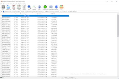 在RARLAB WinRAR 5.91 .rar文件的截图