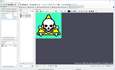 SLADE中的。wad文件的截图