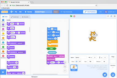 MIT Scratch 3.0中。sb3文件的截图